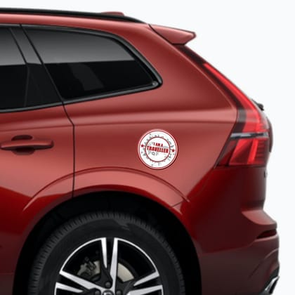 Traveller Car Fuel Tank Decal Traveller Car Fuel Tank Decal
