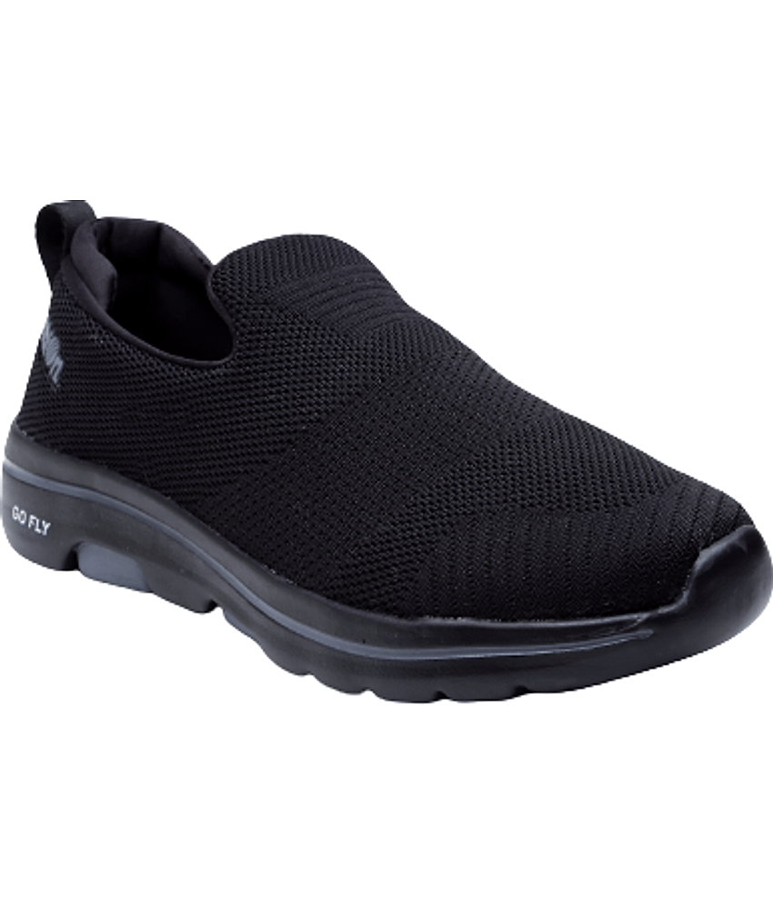 Action -  Mesh Running shoes  Black Men's Sports Running Shoes