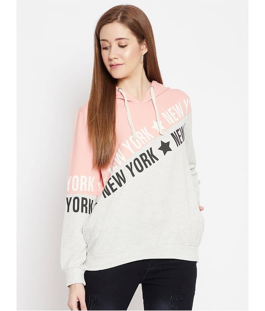 AUSTIN WOOD Women Fleece High Neck Sweatshirt For ( Multicolor )