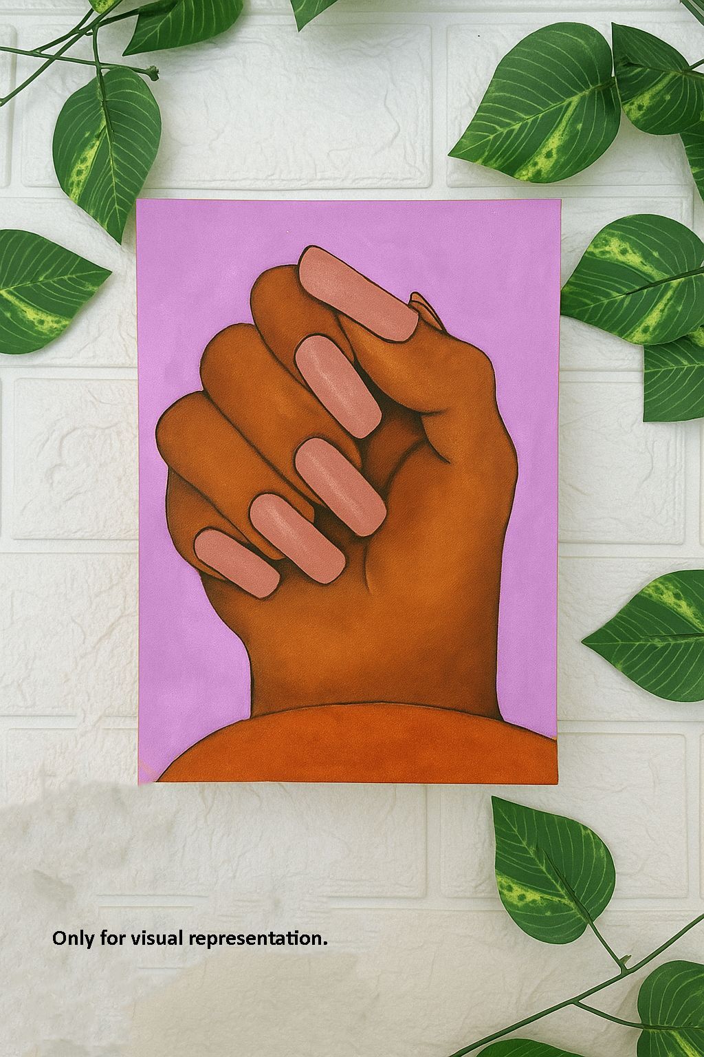 Dbeautify's DIY Traditional Painting – Hand Holding