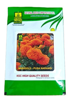 NSC Marigold Pusa Narangi- 10 gram pack NSC Marigold Pusa Narangi- 10 gram pack