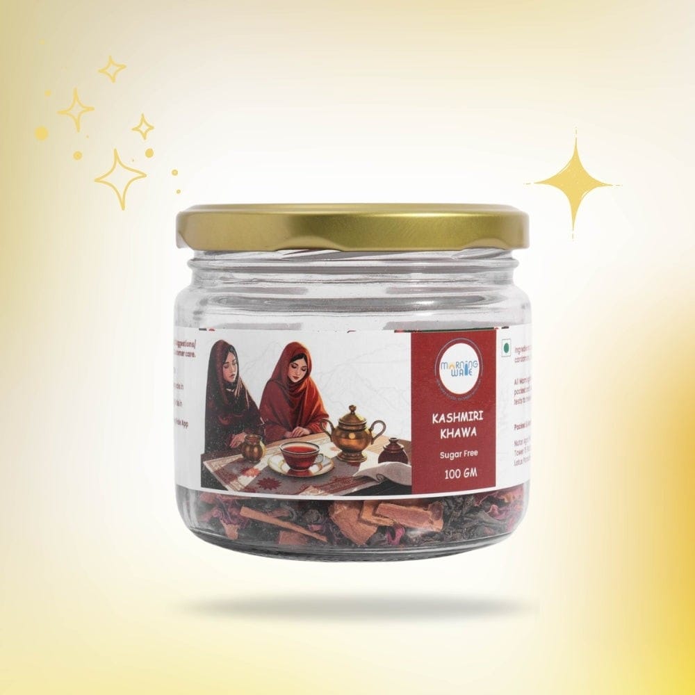 Morning Wale Kashmiri Kahwa (Single Pack) | Saffron, Almonds & Green Tea Blend | Detox & Digestion