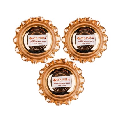 MAYAPURI Brass Bowls for Pooja, Katori, Tilka Bowl for Puja, Small Diameter 4 cm MAYAPURI Brass Bowls for Pooja, Katori, Tilka Bowl for Puja, Small Diameter 4 cm