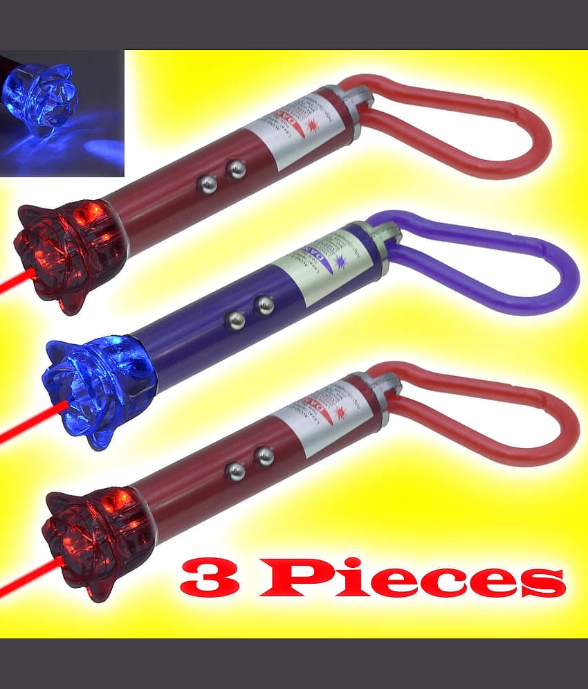 JMALL Red Laser Presentation Pointer ( Pack of 3 )