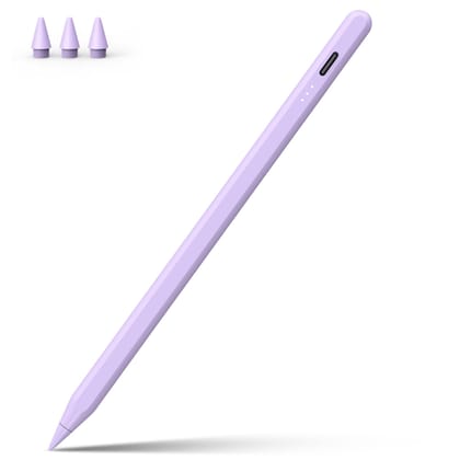 DIGIROOT iPad Pencil【NO.1 Sales in US&EU】,13 Mins Fast Charge Stylus Pen for iPad with Palm Rejection for 2018-2024 iPad Air 3/4/5/M2, iPad mini 5/6, iPad 6/7/8/9/10, iPad Pro 11",12.9"&M4 (Purple) Purple