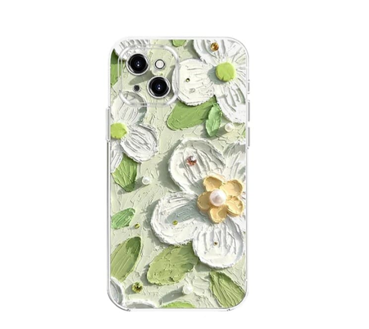 Jasmine - Flower Oil Painting iPhone Case iPhone 16 PRO MAX