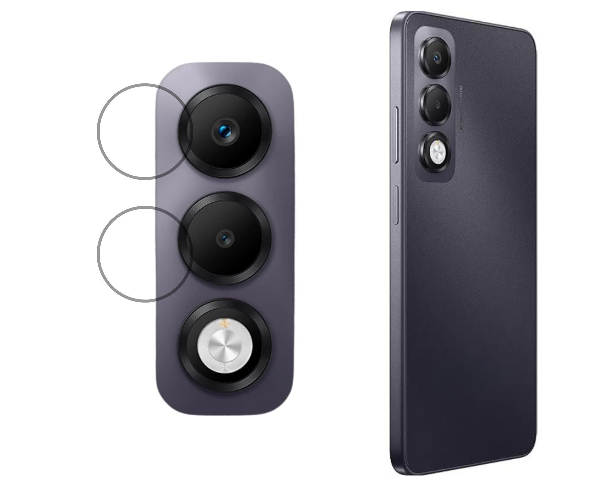 ISAAK Back Camera Lens Protector compatible for OPPO K13x 5G (Pack of 1)