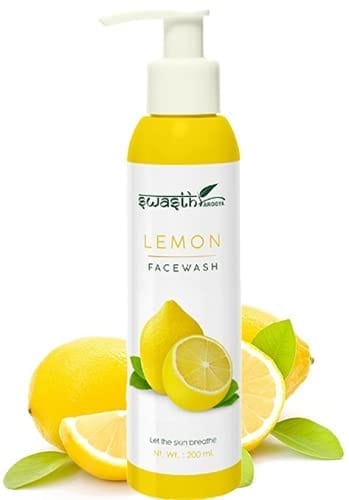 Swasth Arogya Lemon Face Wash || Acne || Dermatitis || Eczema || Pack Of 1 Bottle Fresh Lemon Face Wash (200ml.)