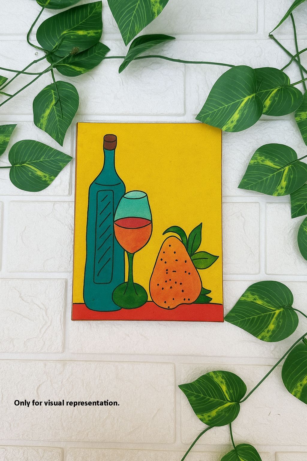 Dbeautify's DIY Traditional Painting – Wine Bottle
