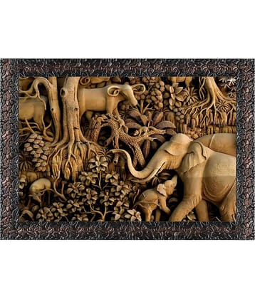 Indianara Animal Painting With Frame