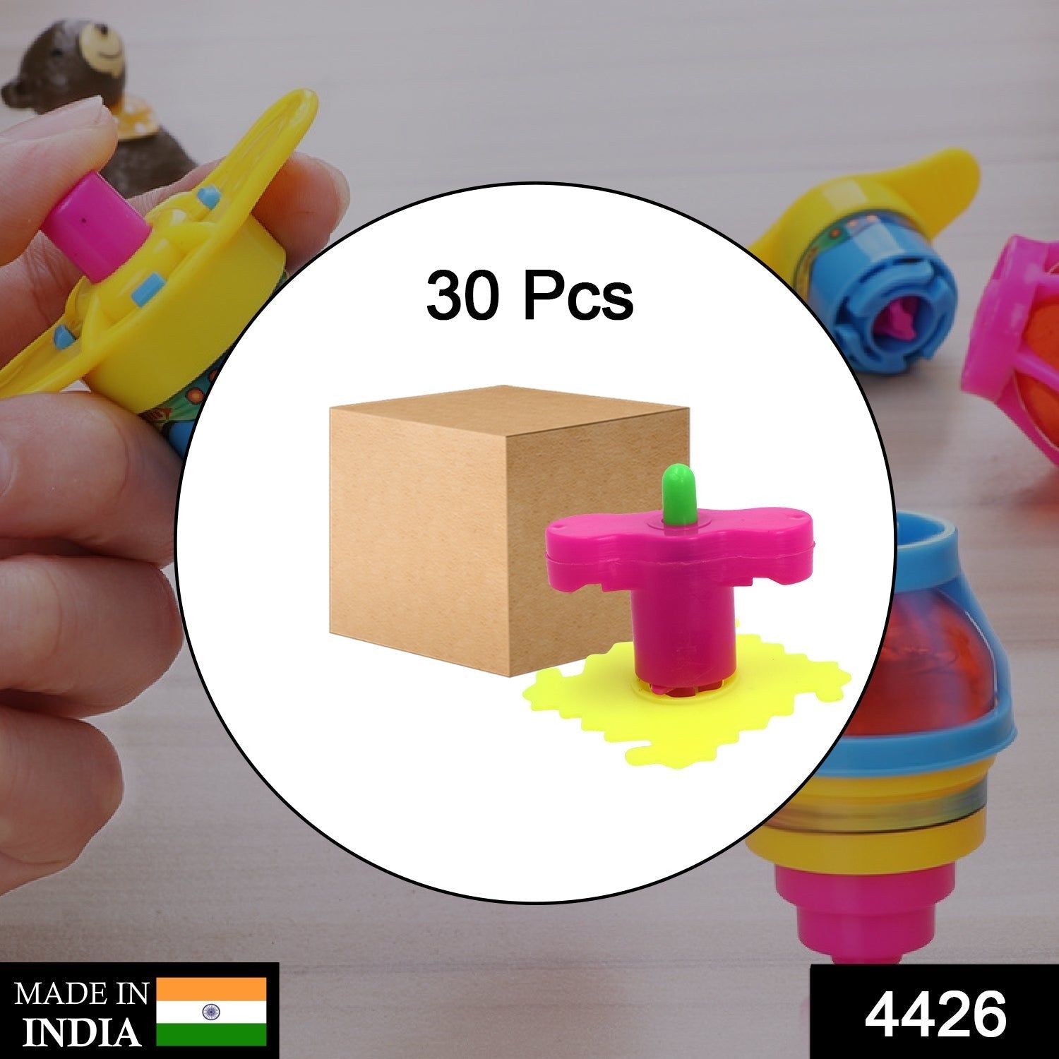 Toy Spinner Launcher for Kids (30-Piece Set)
