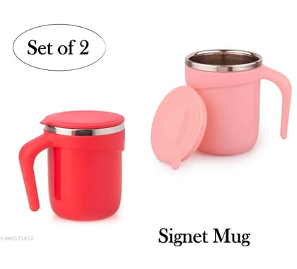 Stainless Steel Coffee Mug 300 Ml Pack of 2