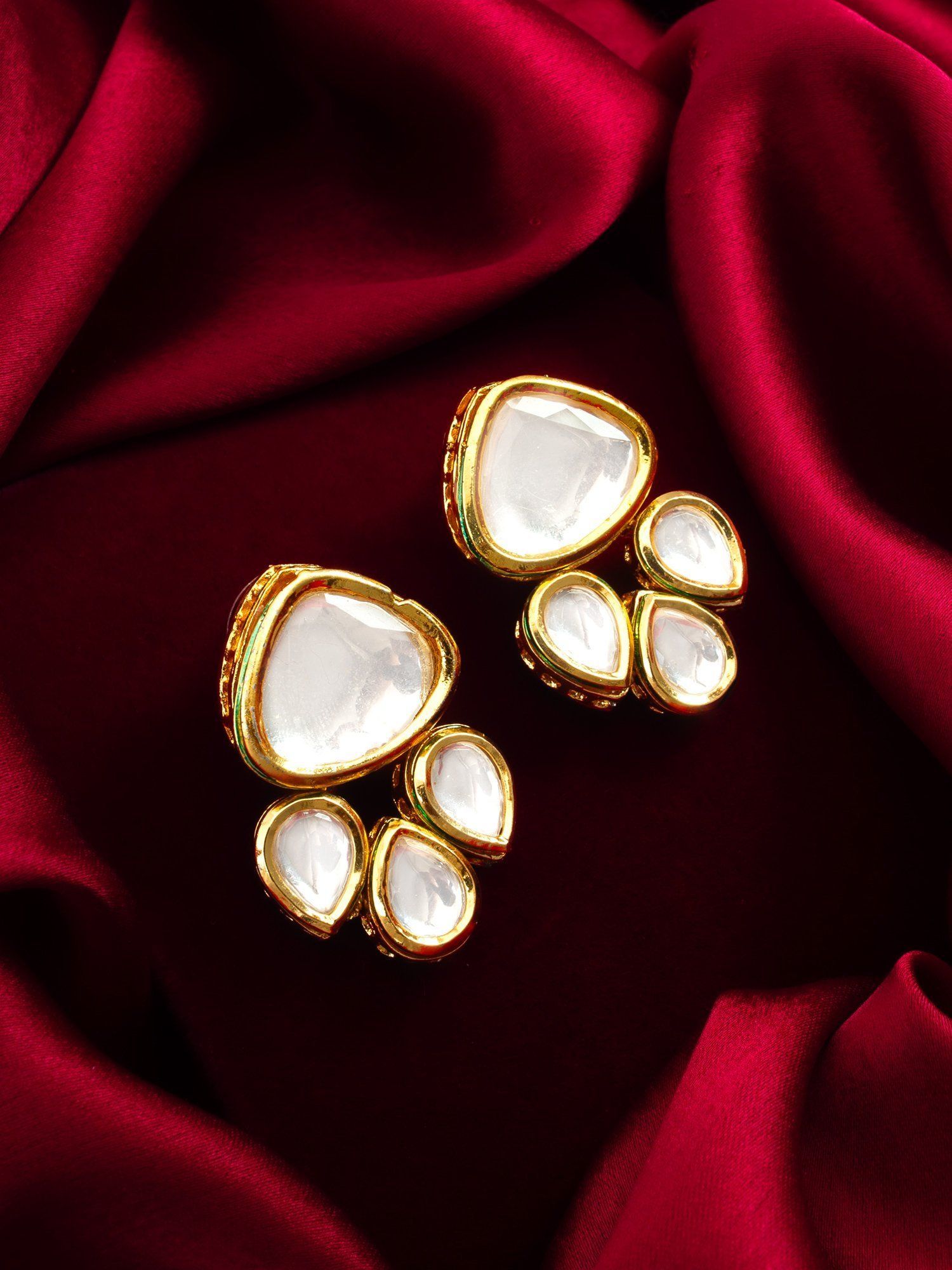 Morison Golden Spiral Hoop Earrings Modern Elegance