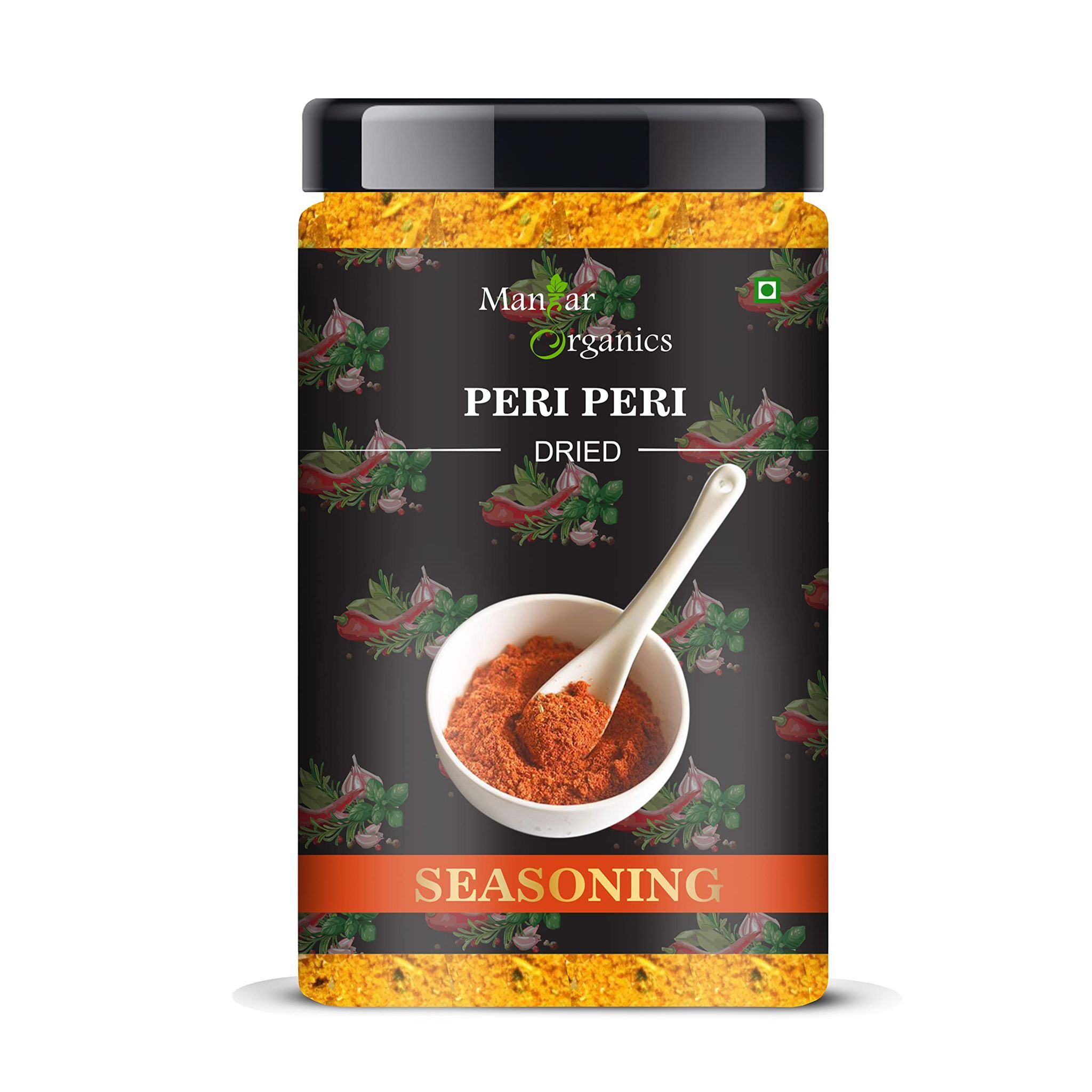 ManHar Organics Peri Peri Seasoning: 400gm (Peri Peri, 400gm)
