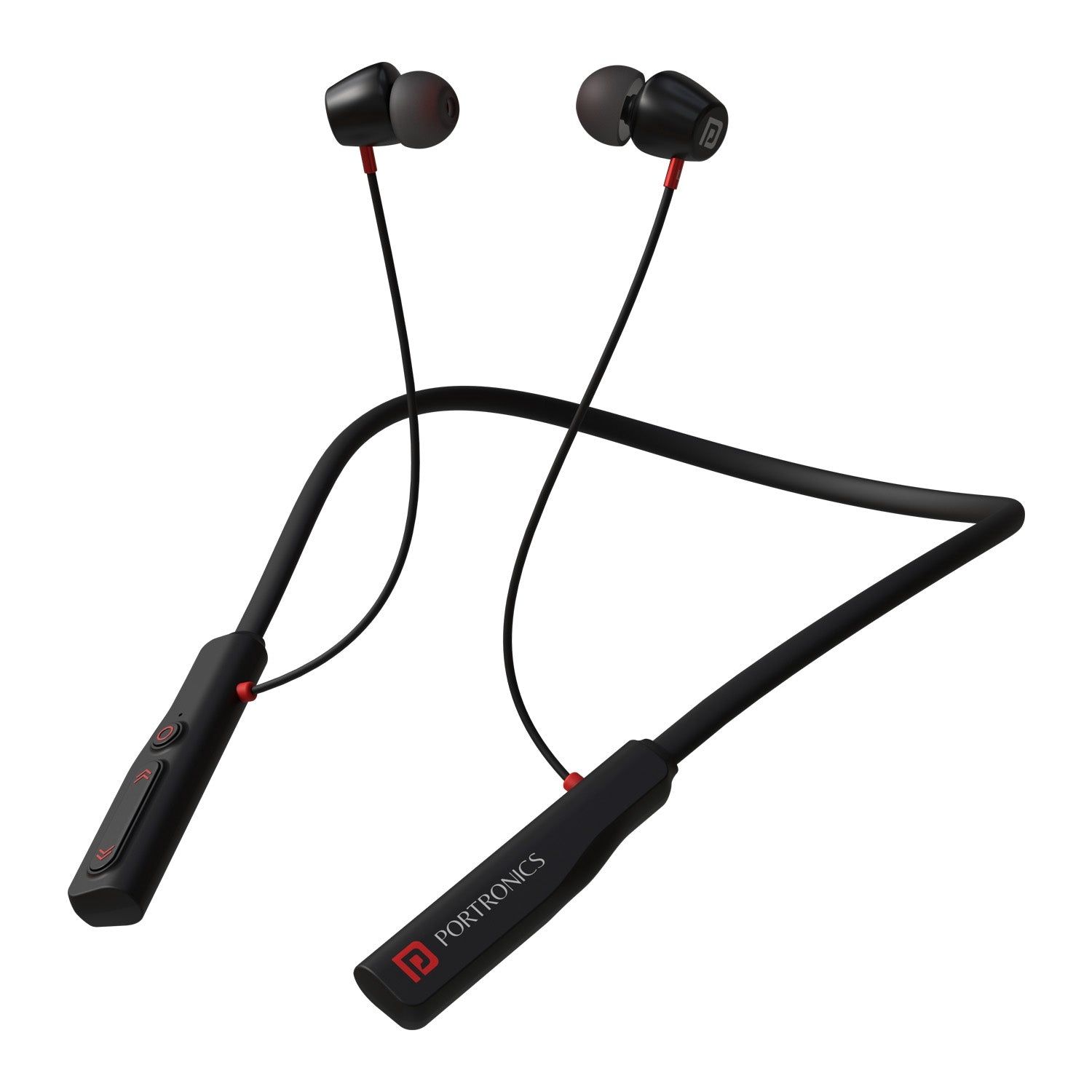 Portronics Harmonics Z11 35 Hour Playtime, 10mm Dynamic Driver, Magnetic Earbuds, Type C Fast Charging