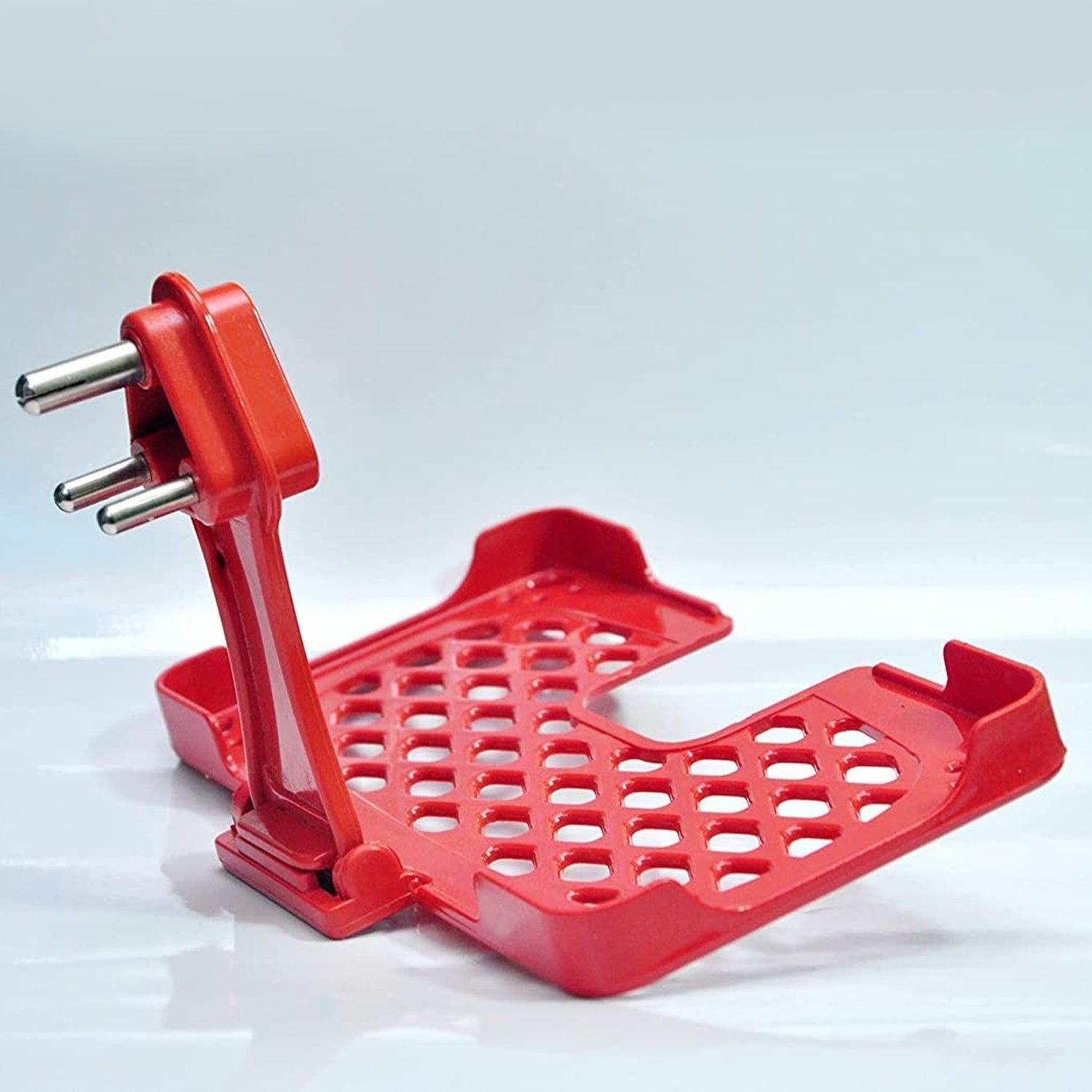 Multi-Purpose Wall Holder Stand for Mobile Charging (Red)