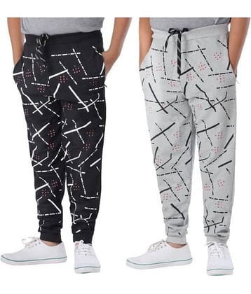Paryag Pack of 2 Boys Cotton Trackpant ( Multicolor )