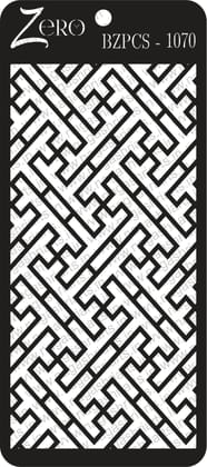 Brand Zero Pratibimb Craft Stencil - Code: BZPCS-1070 - Select Your Preferred Size
