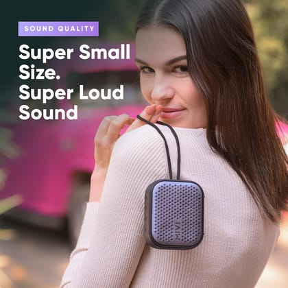 Mivi Roam 2 Bluetooth 5W Portable Speaker,24 Hours Playtime,Powerful Bass, Wireless Stereo Speaker with Studio Quality Sound,Waterproof, Bluetooth 5.0 Mivi Roam 2 Bluetooth 5W Portable Speaker,24 Hours Playtime,Powerful Bass, Wireless Stereo Speaker with