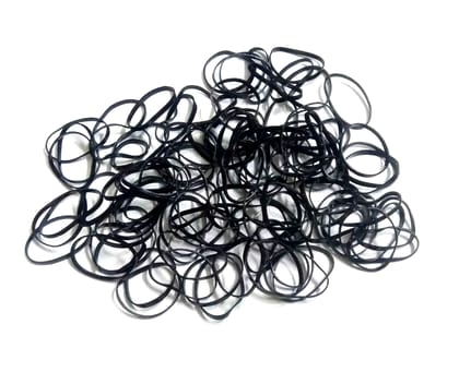 Nawani Long Lasting Head Rubber Band Elastics Child Girls, 20 Grm, Size - 2 cm.