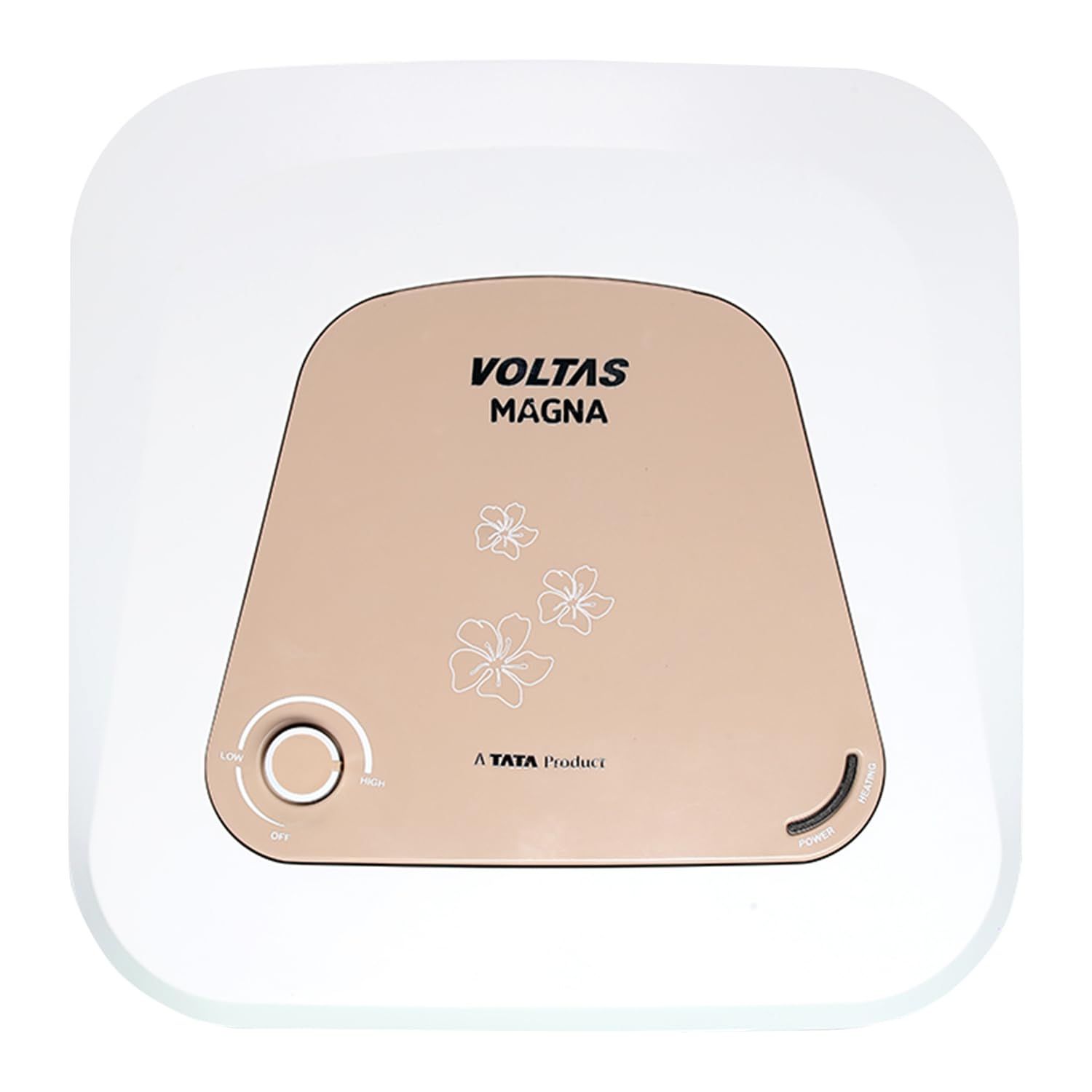 Voltas Magna 5-Star 25L Water Heater 2000W, Warranty of 7 years on Tank, 3 Years on Heating Element, 2 Years on Product by Voltas|Free Installation| Free Connecting Pipe|Copper Element|8 Bar (White) Voltas Magna 5-Star 25L Water Heater 2000W, Warranty of