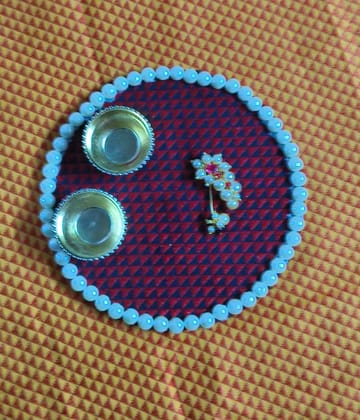Haldi Kumkum platter for pooja and gifting