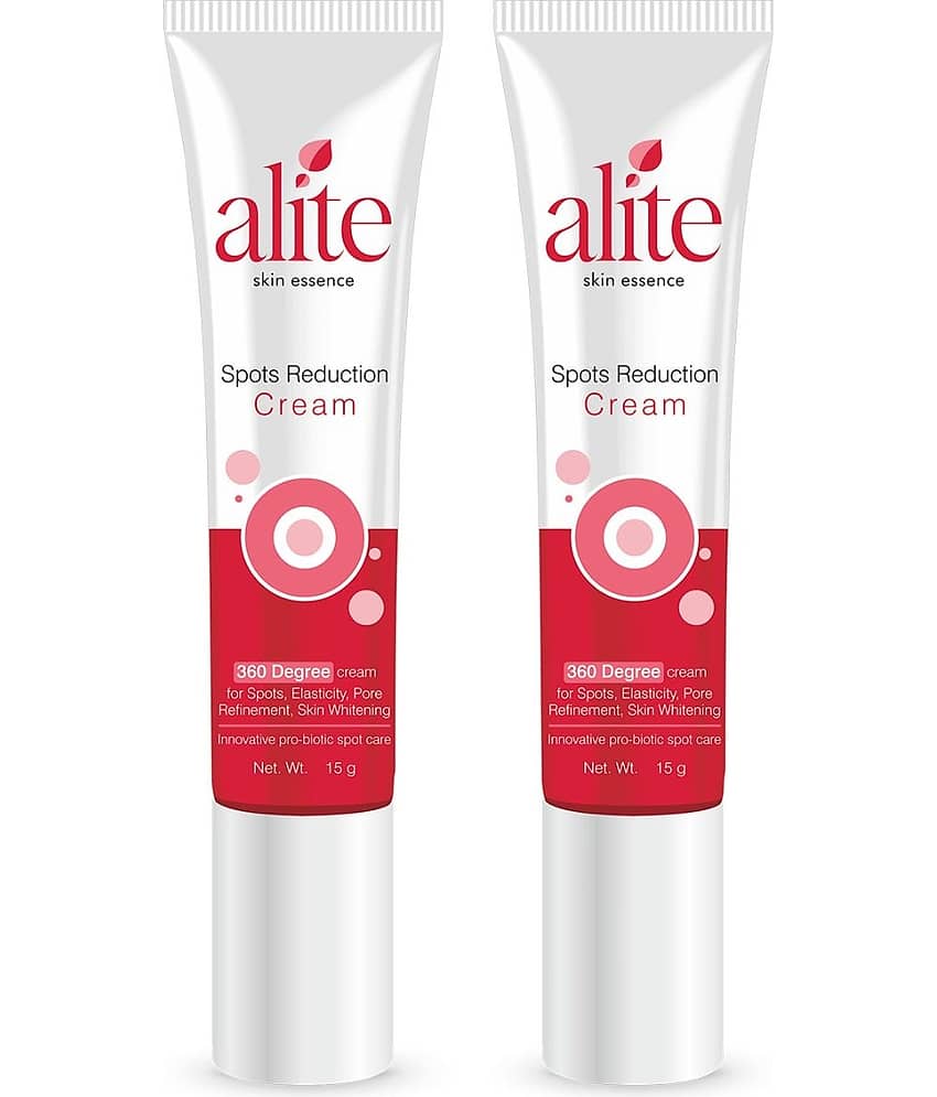 Alite Spots Reduction Cream Pro-Biotic Spot Care Formula Enhances Elasticity 15g (Pack of 2)