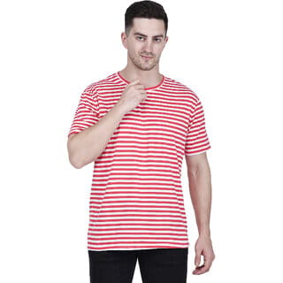 Life Dream Mens Multicolor Solid Cotton Blend Round Neck T-Shirt