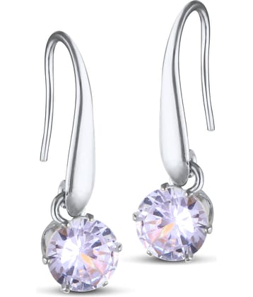 VIVASTRI Silver Tassel Earrings ( Pack of 1 )