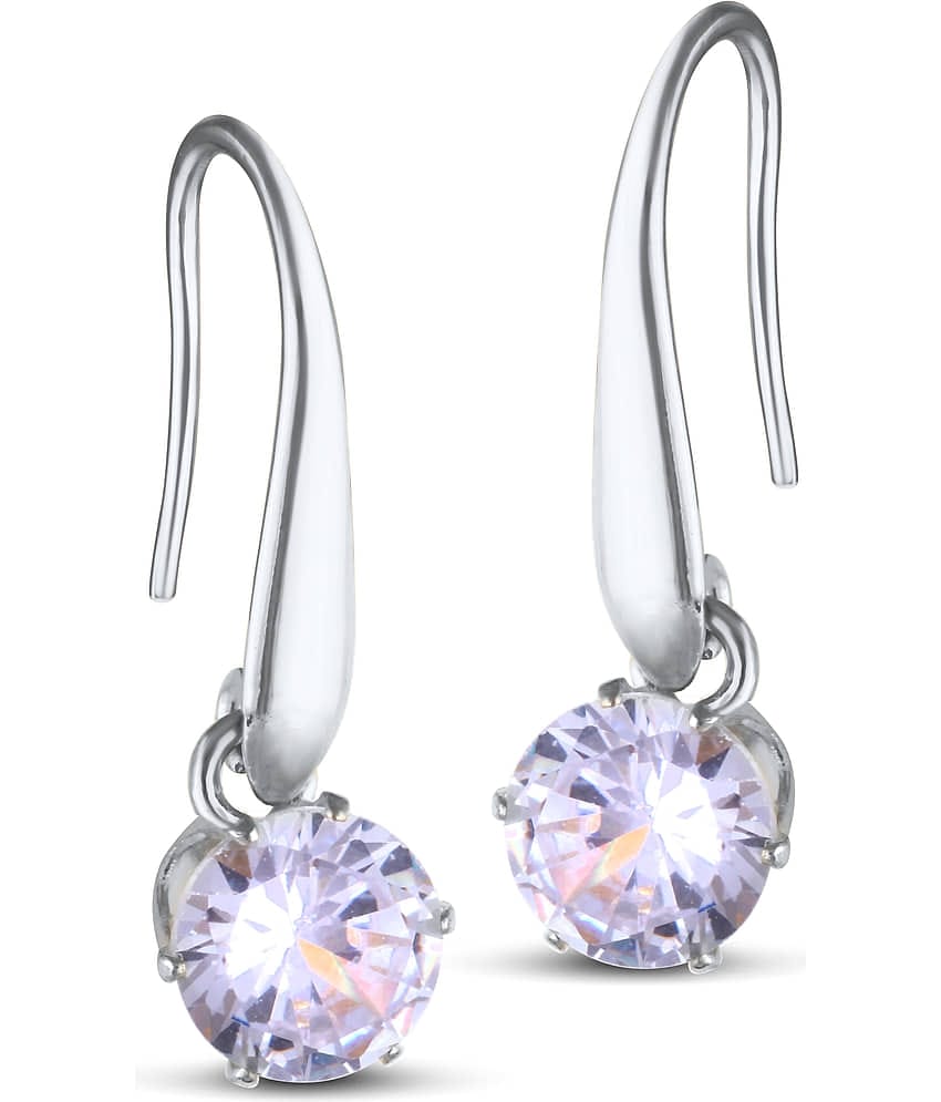 VIVASTRI Silver Tassel Earrings ( Pack of 1 )