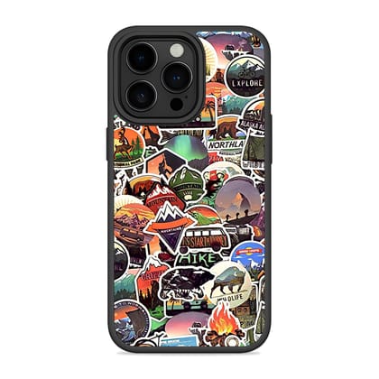 Wanderlust Stickers Mobile Bumper Cover