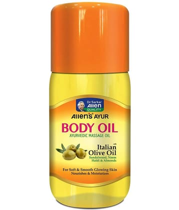 ALLEN Body Oil with Italian Olive Oil 200 ml Pack Of 2