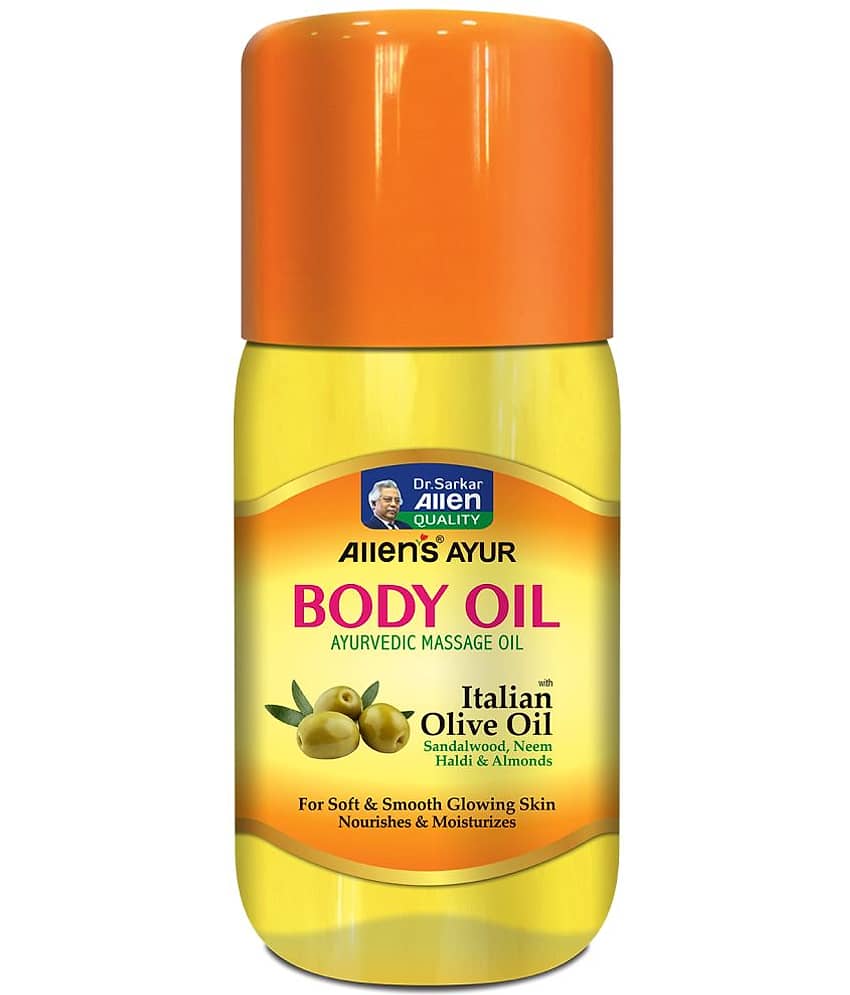 ALLEN Body Oil with Italian Olive Oil 200 ml Pack Of 2