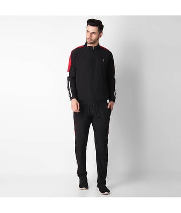 Forbro - Black Polyester Relaxed Fit Men's Tracksuit ( Pack of 1 )