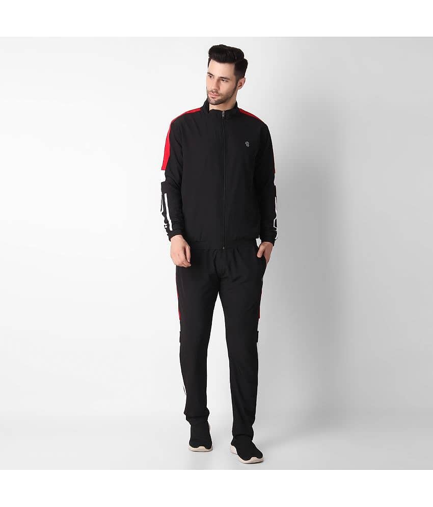 Forbro - Black Polyester Relaxed Fit Men's Tracksuit ( Pack of 1 )