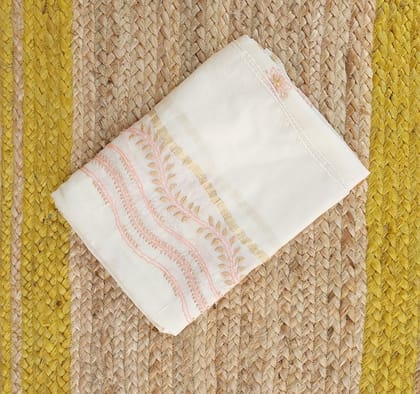 Chanderi Hand Embroidered Suit Chanderi Hand Embroidered Suit