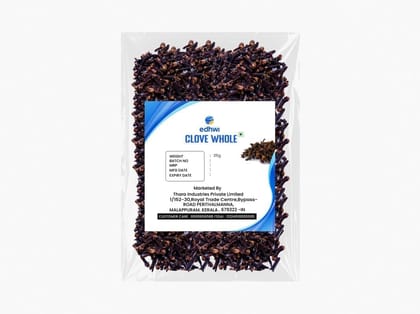 Edhwi Premium Whole Cloves, 25g | Aromatic & Flavorful | Perfect for Cooking, Baking, and Beverages | Gluten-Free & All-Natural | Rich in Antioxidants