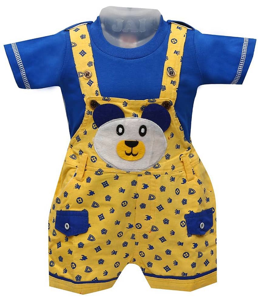 Zadmus Unisex for Baby Cotton Bodysuit ( Yellow )