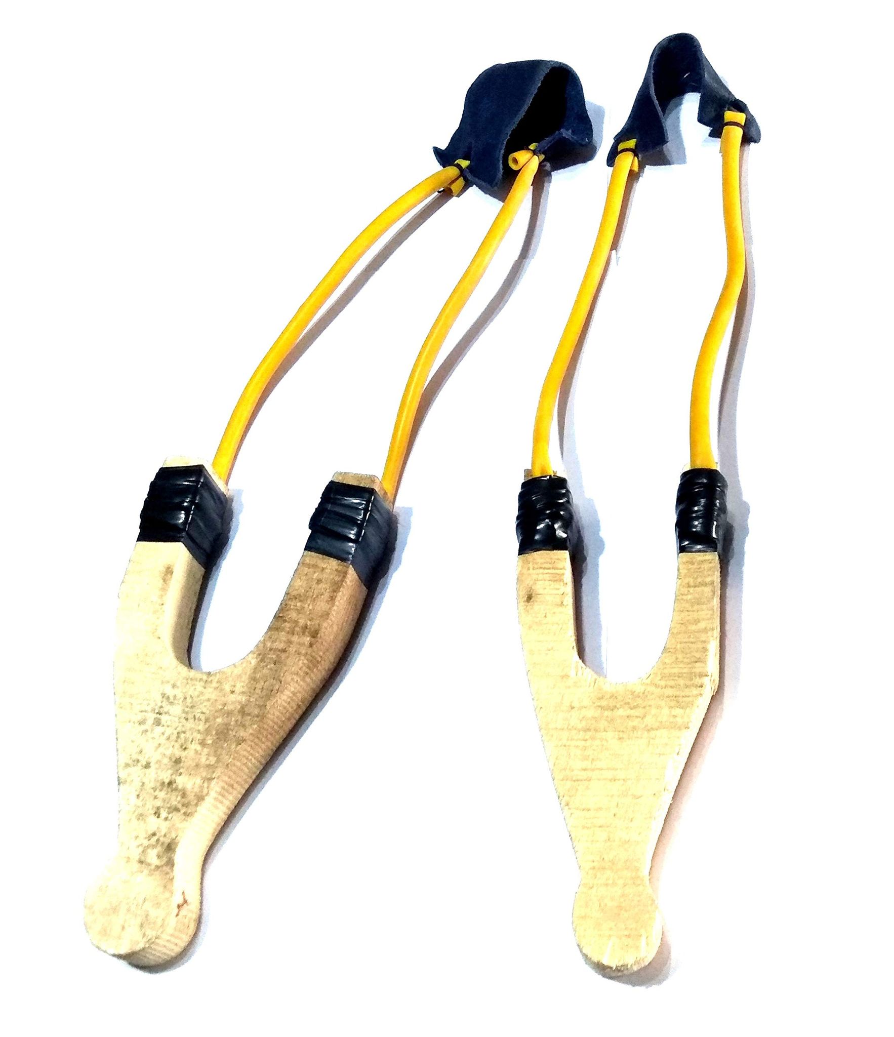 Nawani 2 Pic.Wood Handmade Items Gulel. Powerful Shot Size 17X9X2|Yellow