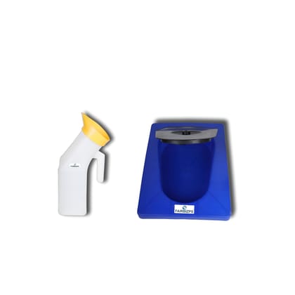 FAIRBIZPS Plastic Bed Pan and Urine Pot for Adults  Lightweight, Durable, and Easy to Clean  Ideal for Home Care and Hospital Use