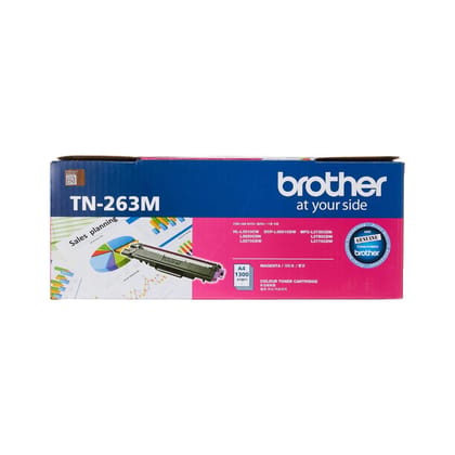 Brother TN-263 Toner Cartridge, Magenta
