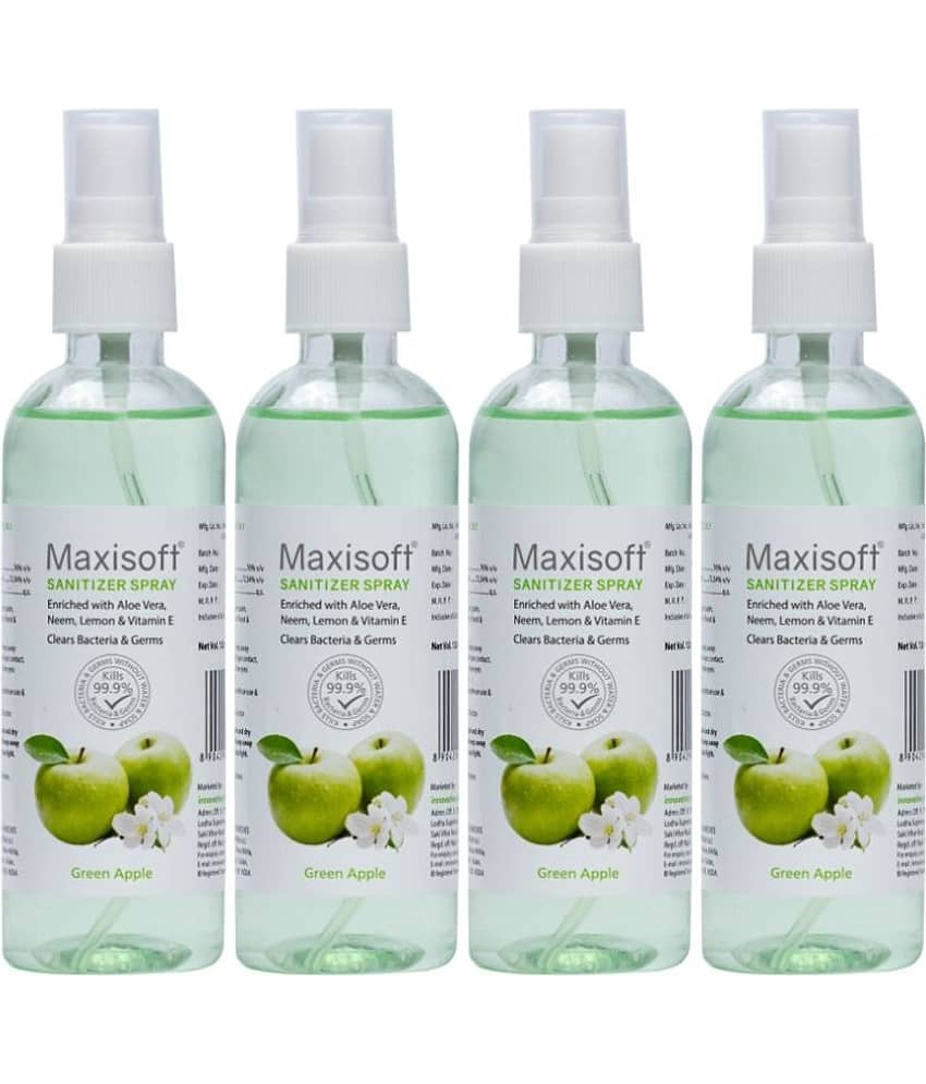 MAXISOFT - Antibacterial Hand Sanitizer 120 mL ( Pack of 4 )
