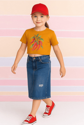 Girls Crop Top Girls Crop Top