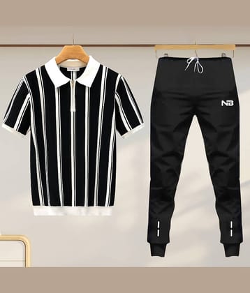 RR Enterprises Red Cotton Blend Regular Fit Men's Tracksuit ( Pack of 2 )