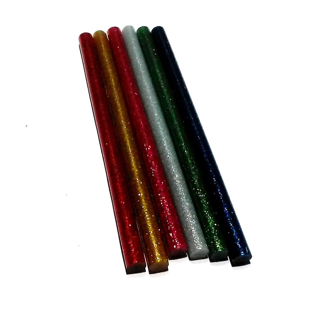 Nawani 6 Pic Hot Melt Multi Purpose Glitter Glue Stick Multicolor