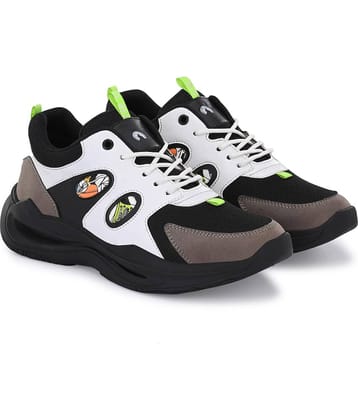 Rising Wolf Black Men's Sports Running Shoes
