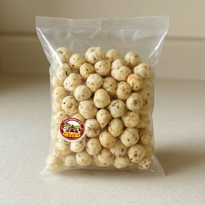 Radha Shopping Center's roasted makhana snacks