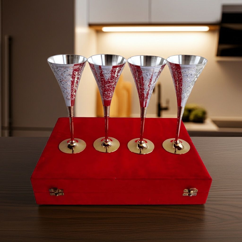 Decorative Goblet 4 Pcs Horn (BMAS080)