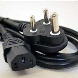 3 Pin Power Cord for Desktop, CPU,PC, Machines