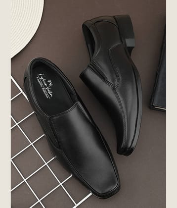 Fashion Victim Black Men's Slip On Formal Shoes